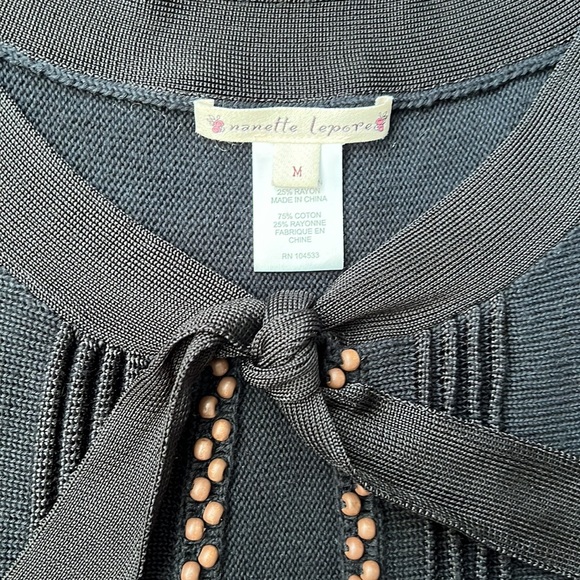 Nanette Lepore Knit Keyhole Front Dress - Picture 7 of 8